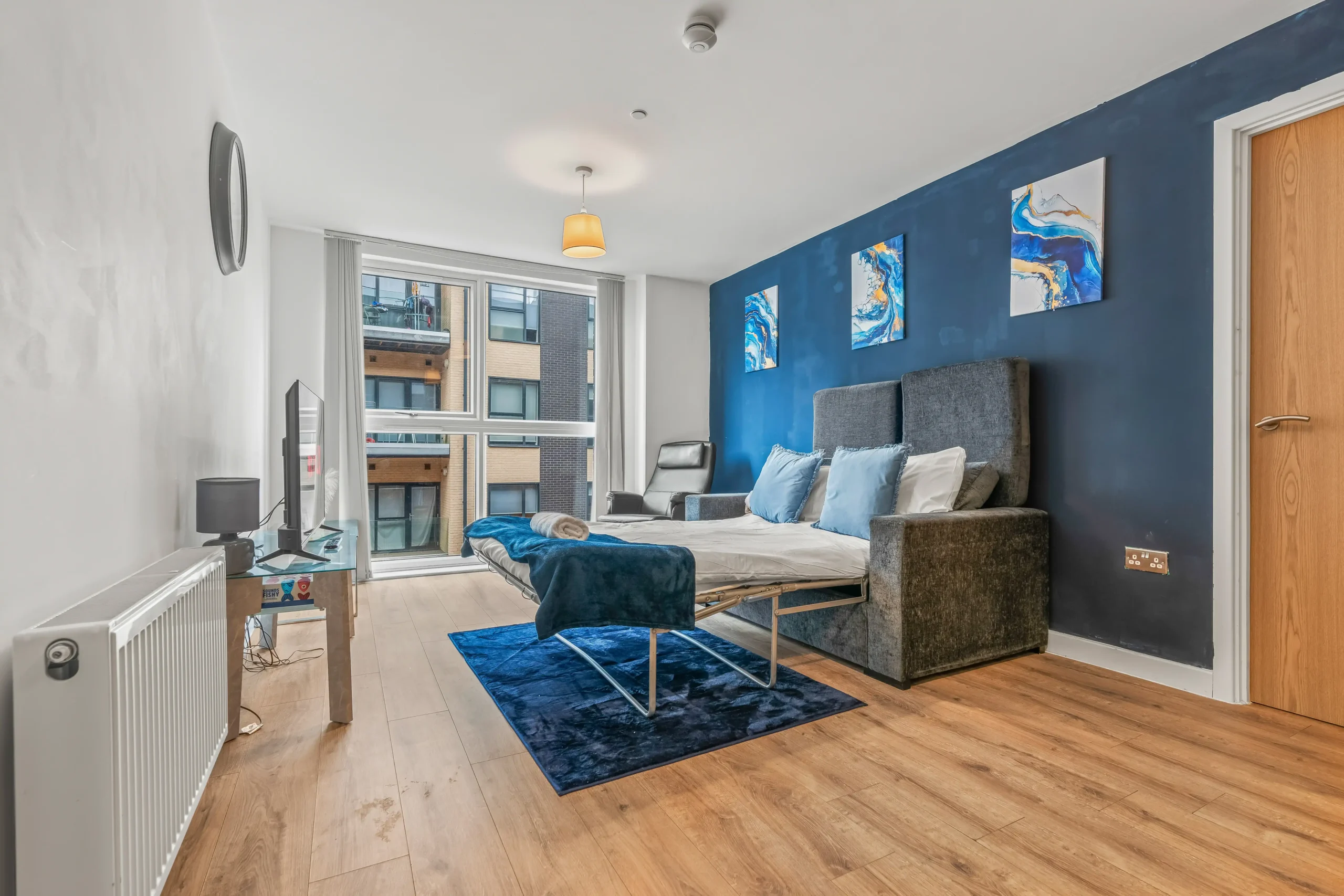 Luxurious and serene interior of a Nestureliving apartment